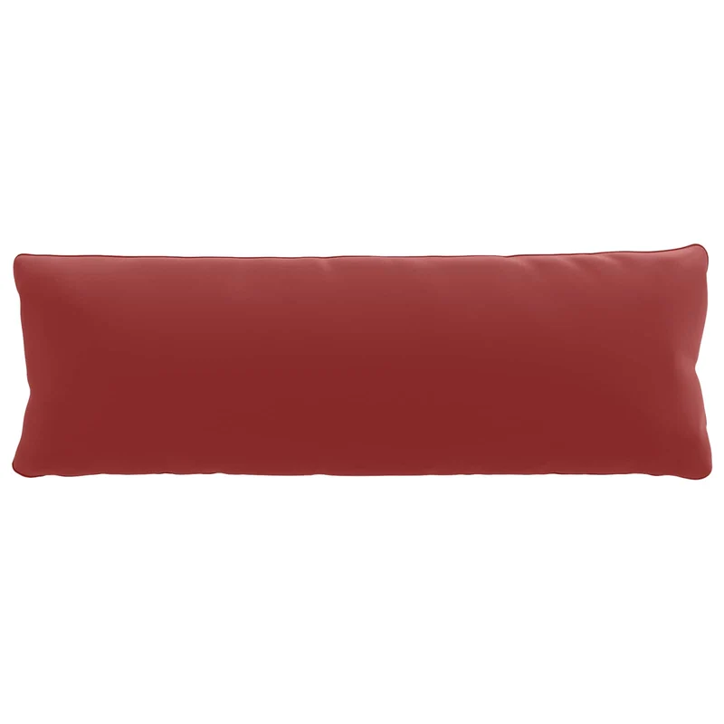 Back Cushion PUTTEN 100% Polyester Wine Red 120 x 40 x 15 cm
