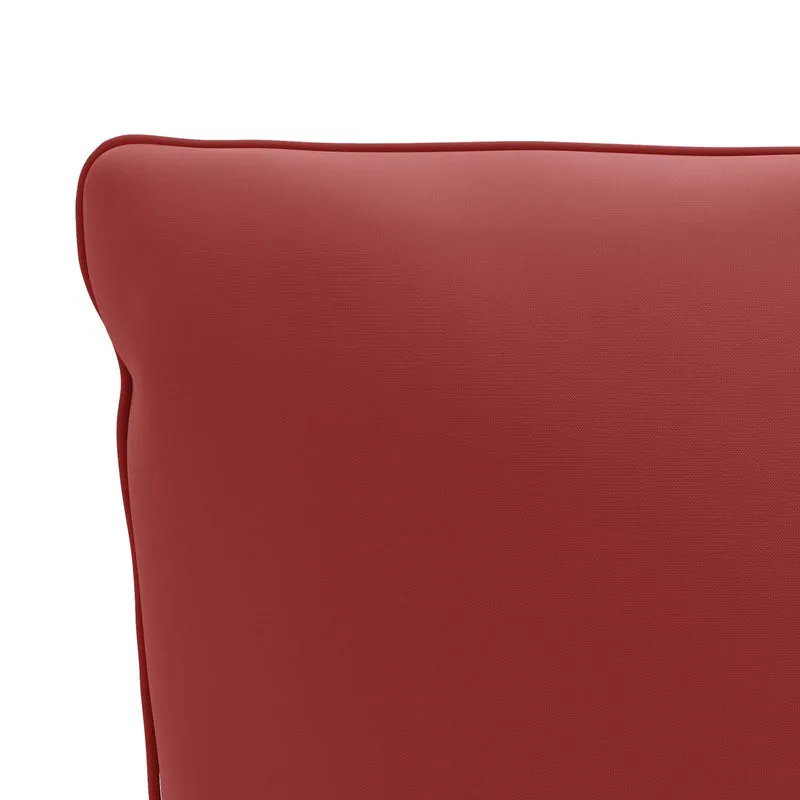 Back Cushion PUTTEN 100% Polyester Wine Red 120 x 40 x 15 cm