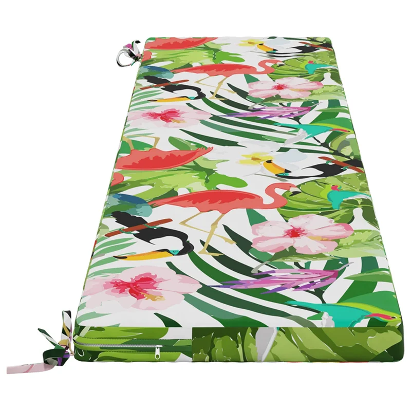 Bench Cushions SOEST 2 pcs 100% Polyester Multicolour