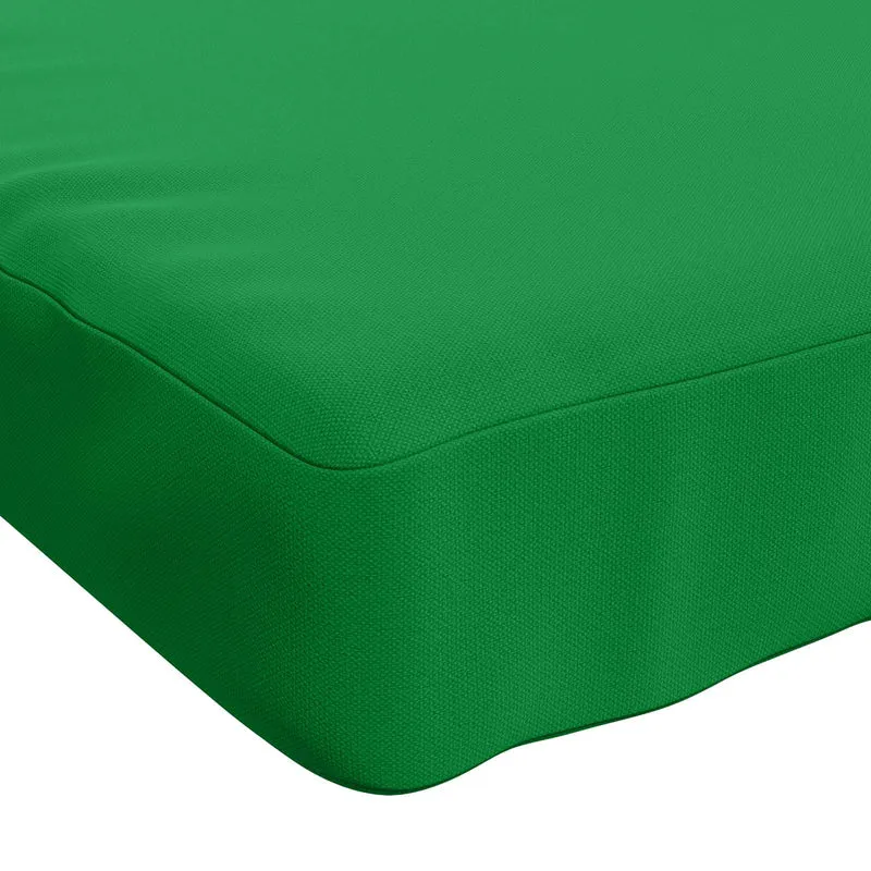 Bench Cushions SOEST 2 pcs 100% Polyester Green 170 x 40 x 5 cm