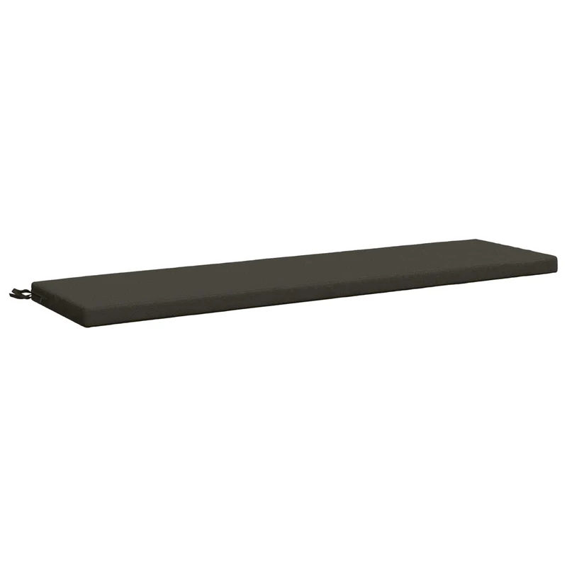 Bench Cushion SOEST 100% Polyester Anthracite 140 x 40 x 5 cm