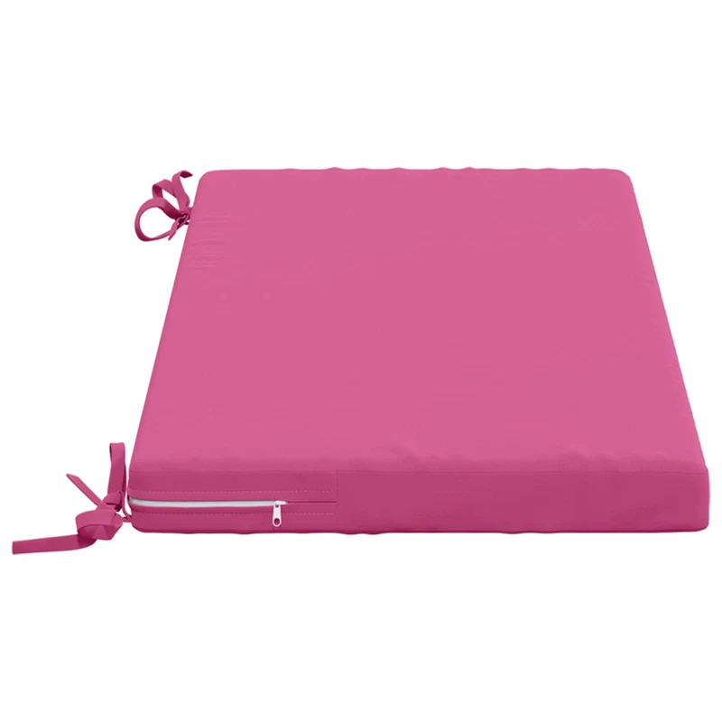 Bench Cushion SOEST 100% Polyester Pink 80 x 40 x 5 cm
