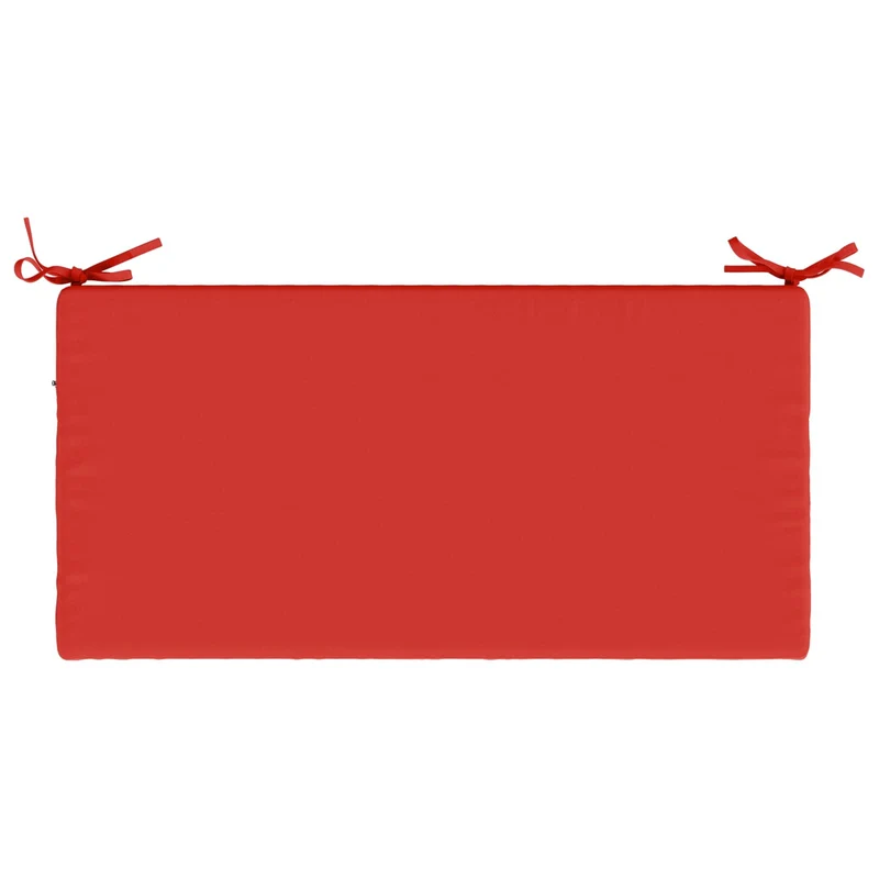 Bench Cushions SOEST 2 pcs 100% Polyester Red 80 x 40 x 5 cm