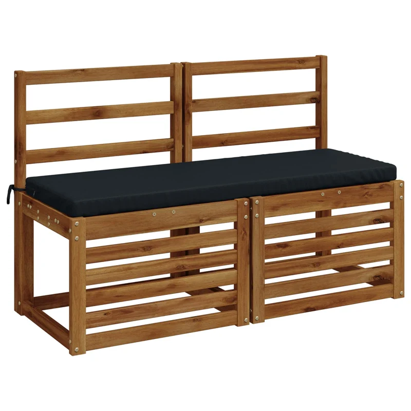 Bench Cushion SOEST 100% Polyester Dark Blue 110 x 40 x 5 cm