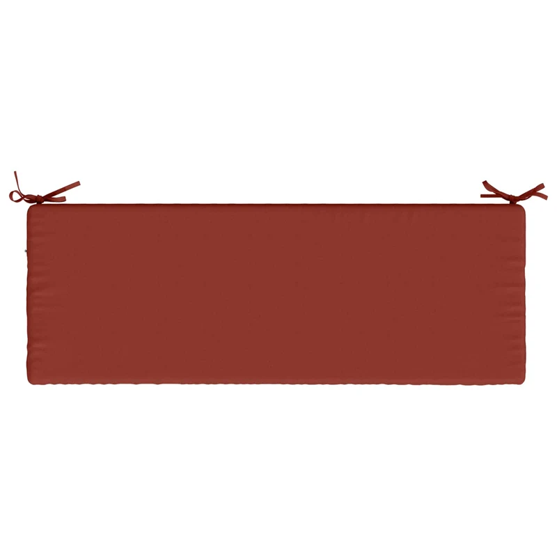 Bench Cushions SOEST 2 pcs 100% Polyester Red 110 x 40 x 5 cm