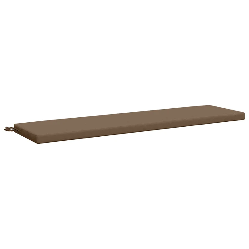 Bench Cushion SOEST 100% Polyester Taupe 160 x 40 x 5 cm
