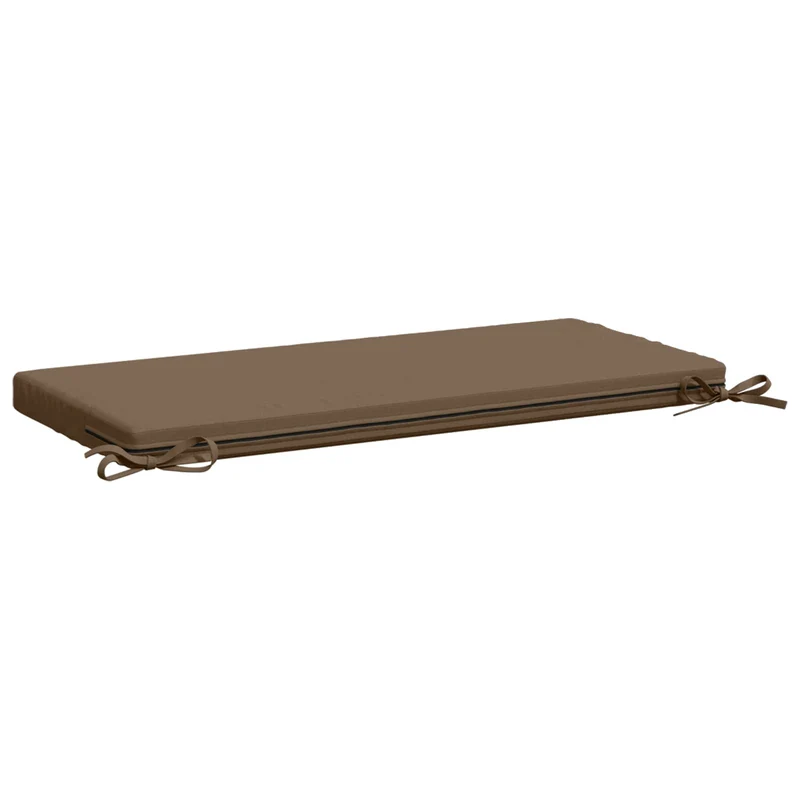 Bench Cushion SOEST 100% Polyester Taupe 60 x 40 x 5 cm