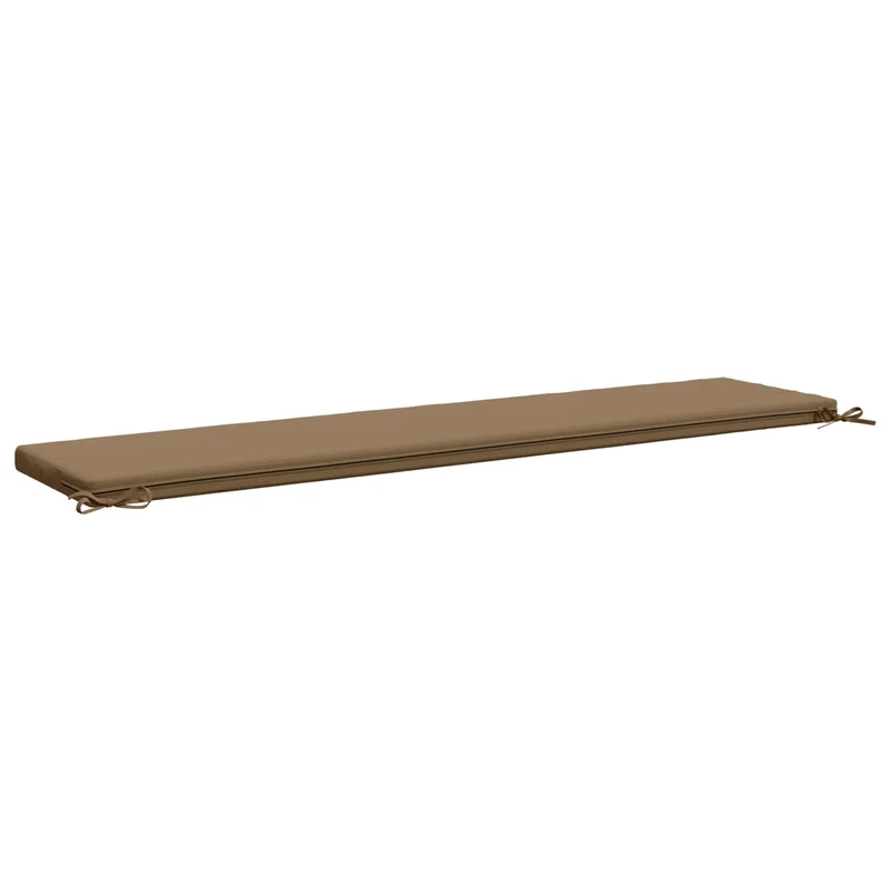 Bench Cushion SOEST 100% Polyester Taupe 170 x 40 x 5 cm