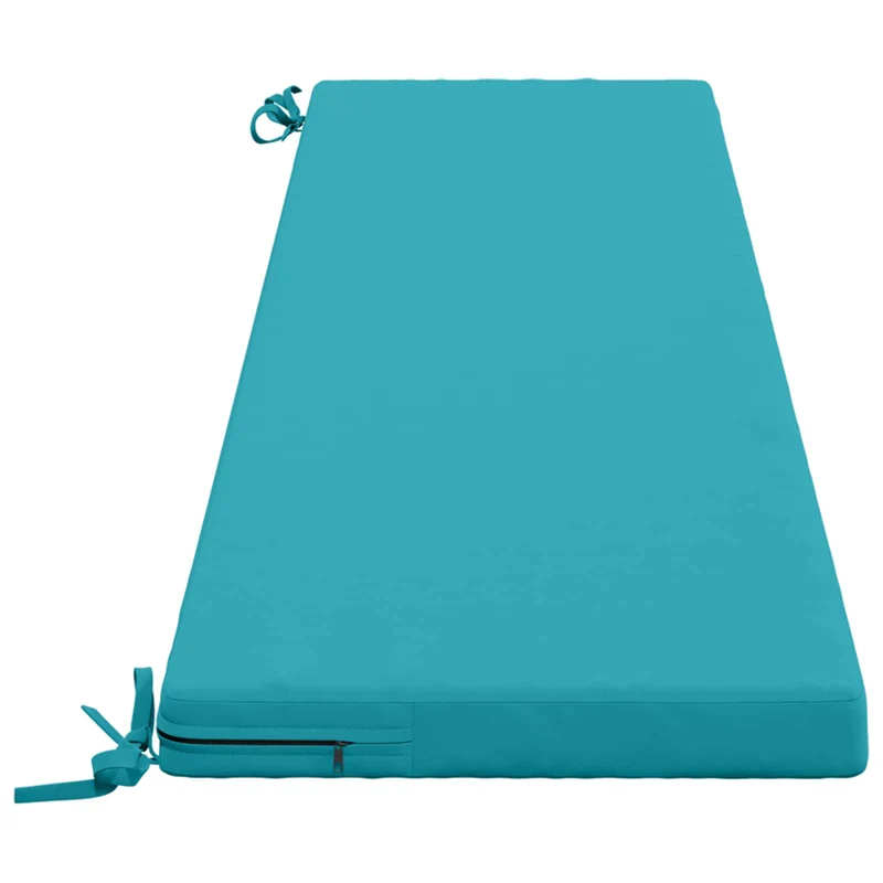 Bench Cushions SOEST 2 pcs 100% Polyester Turquoise