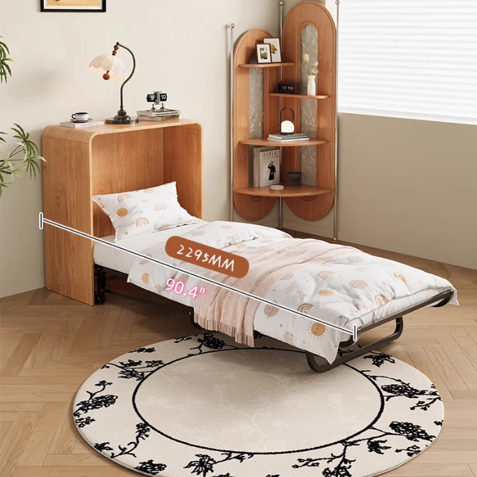 Bureau pliable 3 en 1 gain de place avec lit escamotable