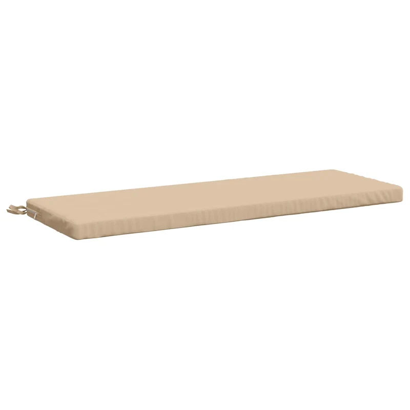 Bench Cushion SOEST 100% Polyester Cream 110 x 40 x 5 cm