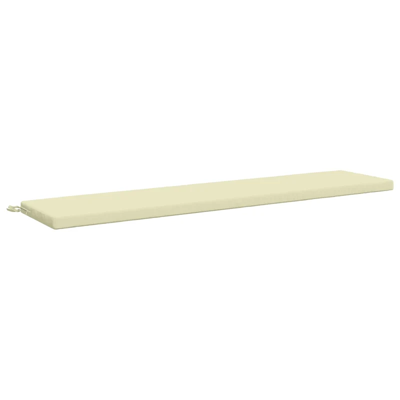 Bench Cushion SOEST 100% Polyester Cream 200 x 40 x 5 cm