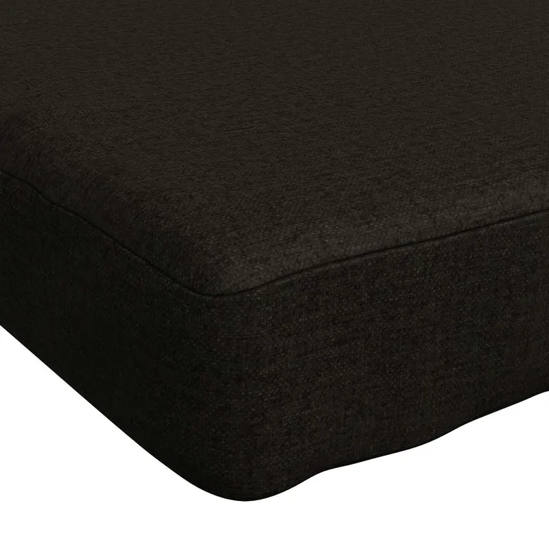 Bench Cushions SOEST 2 pcs 100% Polyester Black 160 x 40 x 5 cm