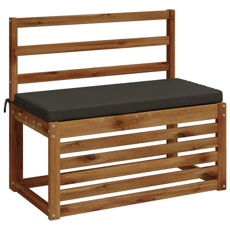 Bench Cushions SOEST 2 pcs 100% Polyester Anthracite