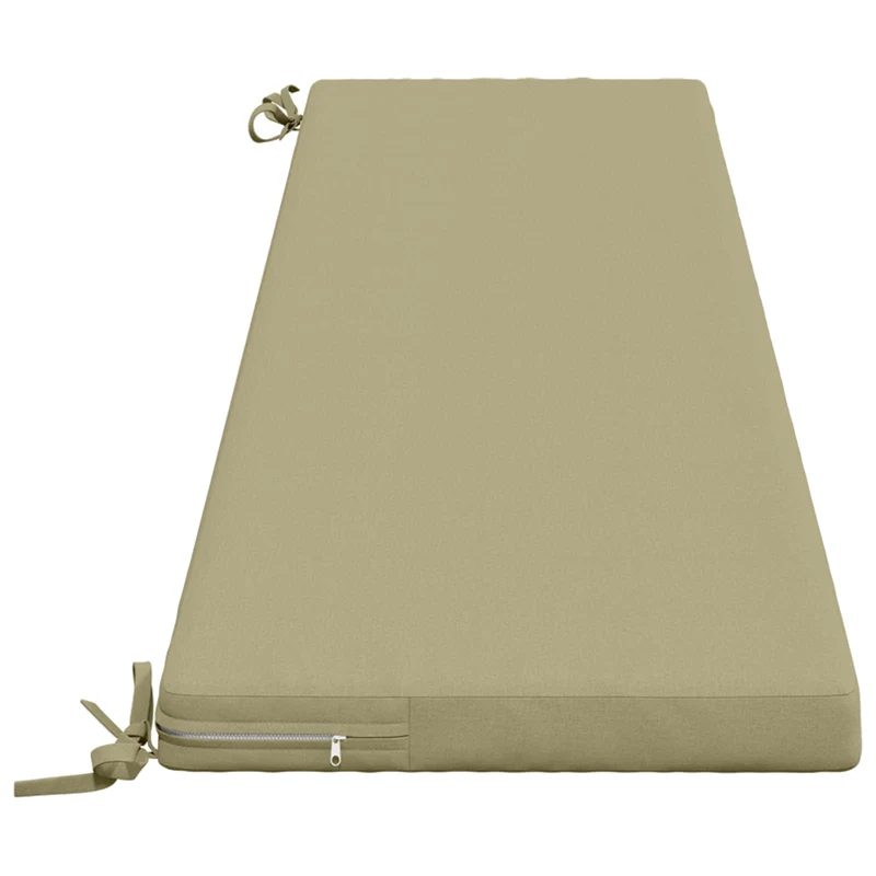 Bench Cushions SOEST 2 pcs 100% Polyester Light Green