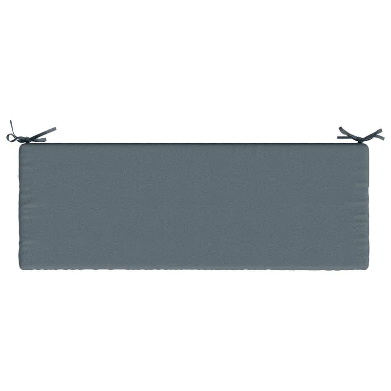 Bench Cushion SOEST 100% Polyester Blue 100 x 40 x 5 cm
