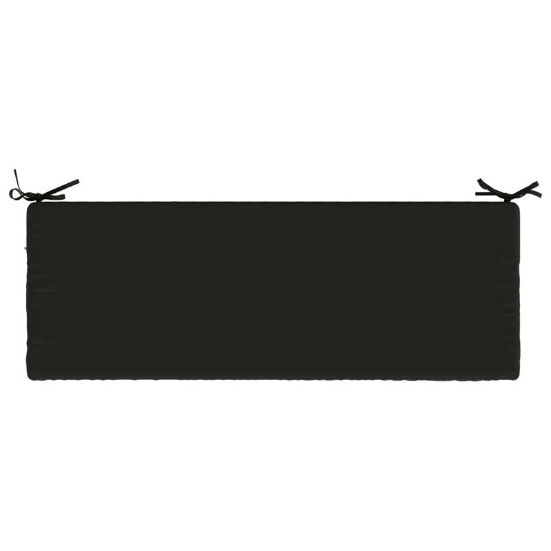 Bench Cushion SOEST 100% Polyester Black 110 x 40 x 5 cm