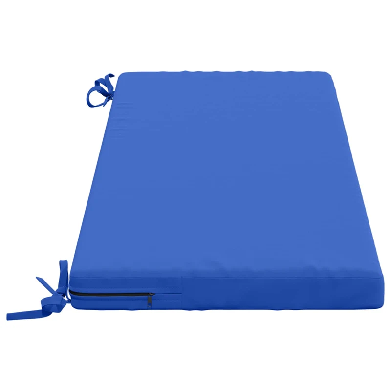 Bench Cushions SOEST 2 pcs 100% Polyester Royal Blue