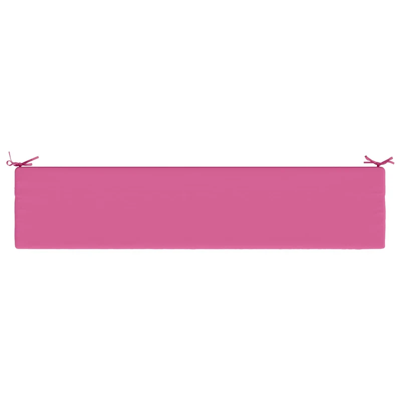 Bench Cushion SOEST 100% Polyester Pink 200 x 40 x 5 cm