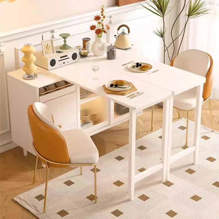 Table à manger extensible et pliable avec buffet