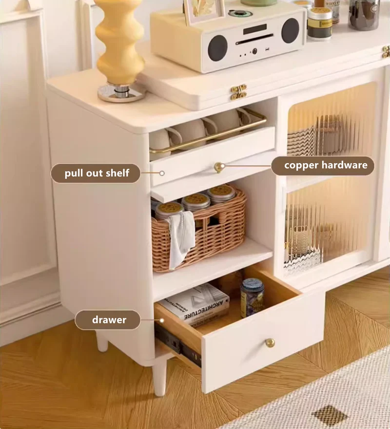Table à manger extensible et pliable avec buffet