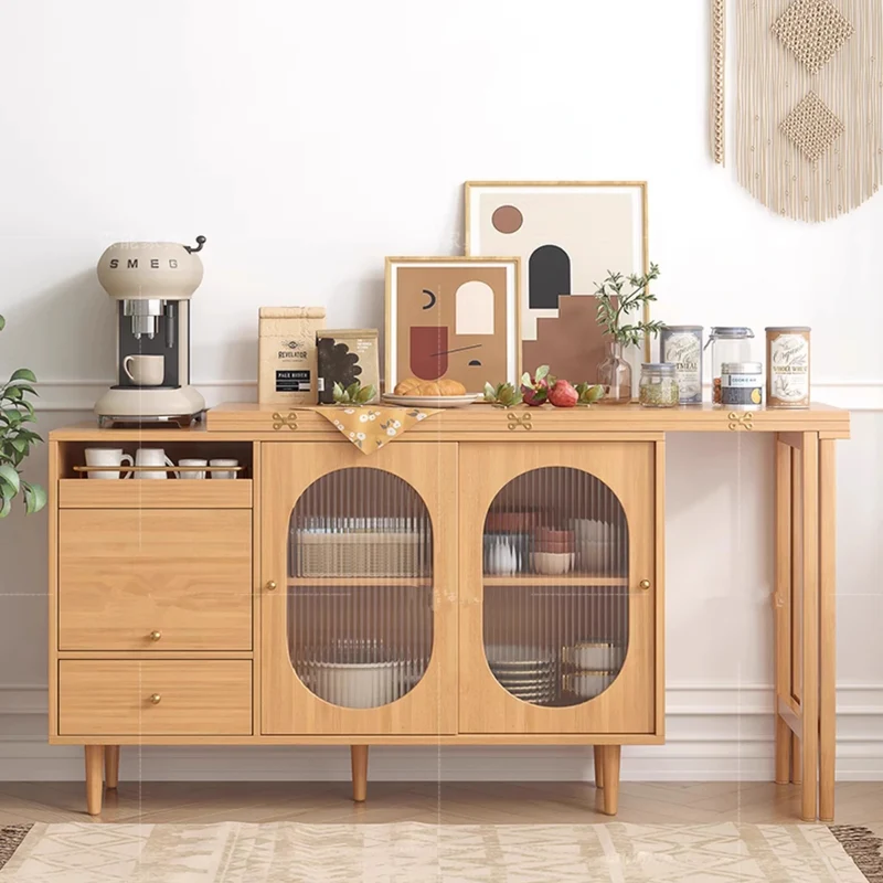 Table à manger extensible et pliable avec buffet