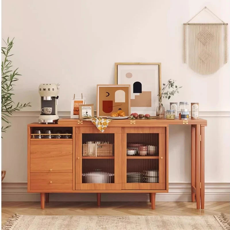 Table à manger extensible et pliable avec buffet