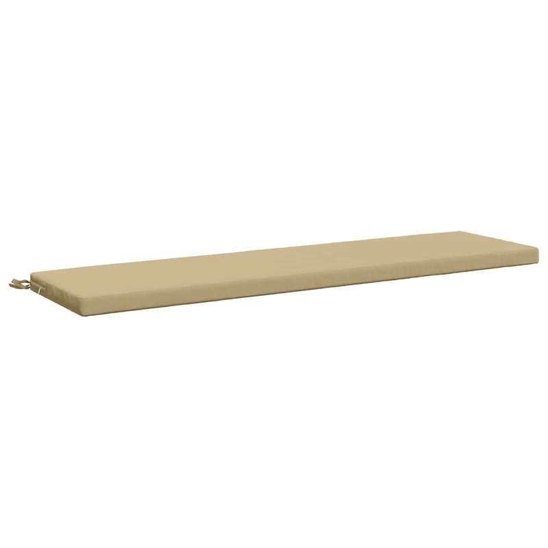 Bench Cushion SOEST 100% Polyester Beige 160 x 40 x 5 cm