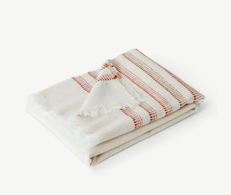 Elland Throw, Burnt Sienna