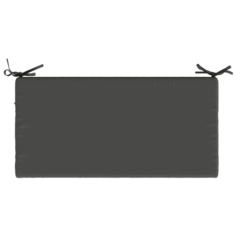 Bench Cushion SOEST 100% Polyester Anthracite 60 x 40 x 5 cm