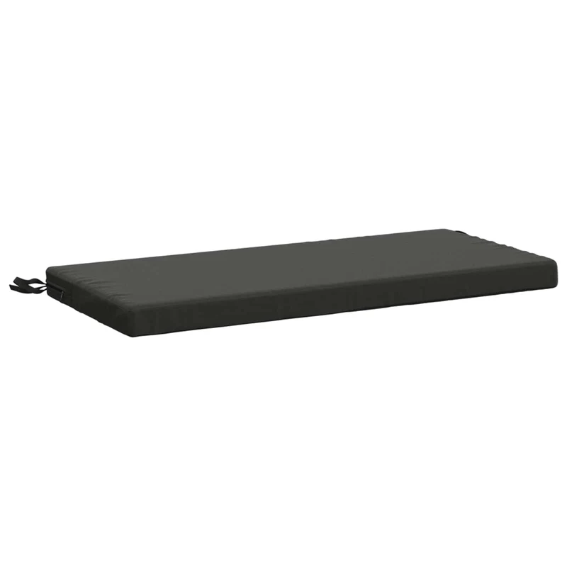 Bench Cushions SOEST 2 pcs 100% Polyester Anthracite