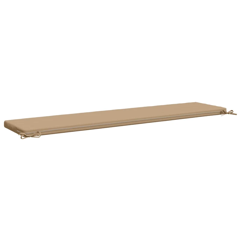 Bench Cushions SOEST 2 pcs 100% Polyester Sand 180 x 40 x 5 cm