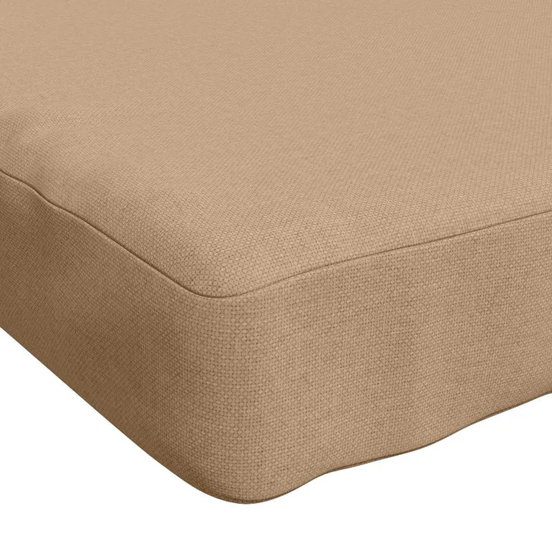 Bench Cushions SOEST 2 pcs 100% Polyester Sand 180 x 40 x 5 cm