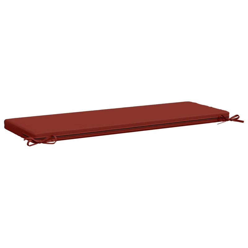 Bench Cushions SOEST 2 pcs 100% Polyester Red 100 x 40 x 5 cm
