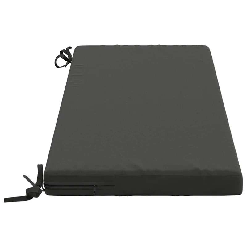 Bench Cushions SOEST 2 pcs 100% Polyester Anthracite