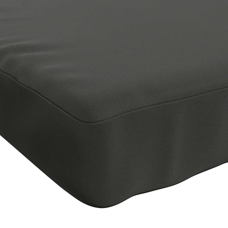 Bench Cushions SOEST 2 pcs 100% Polyester Anthracite