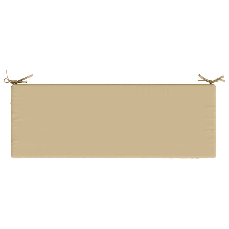 Bench Cushions SOEST 2 pcs 100% Polyester Beige 100 x 40 x 5 cm