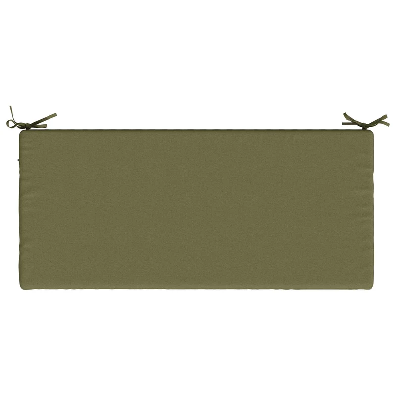 Bench Cushion SOEST 100% Polyester Olive Green 110 x 50 x 5 cm