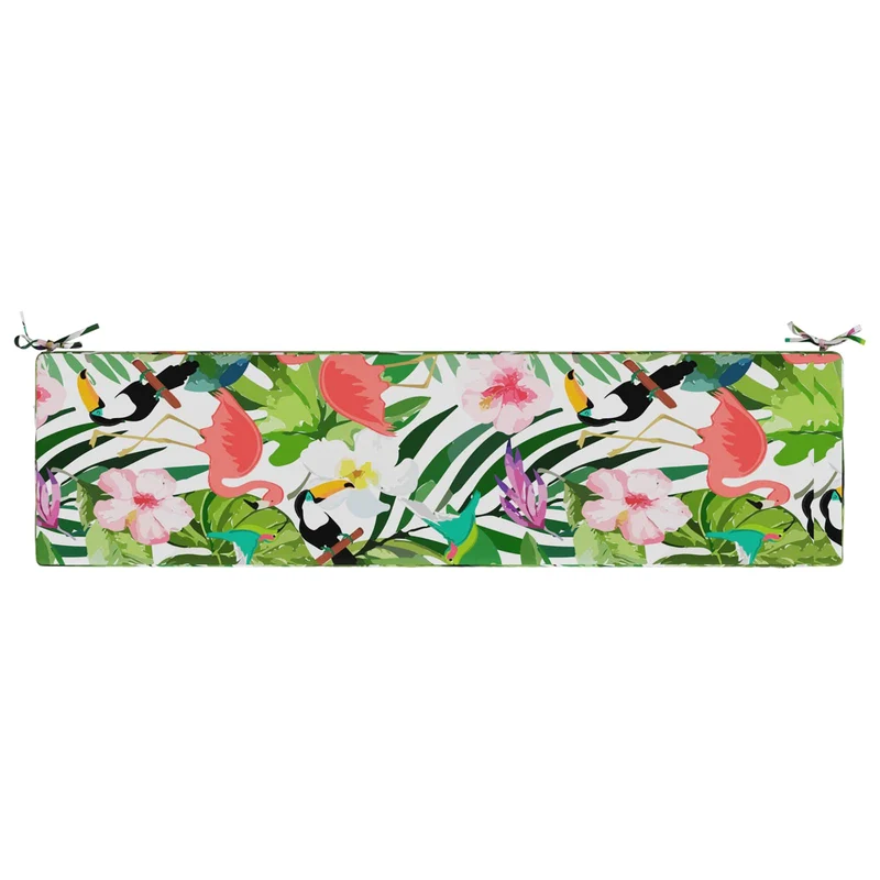 Bench Cushions SOEST 2 pcs 100% Polyester Multicolour