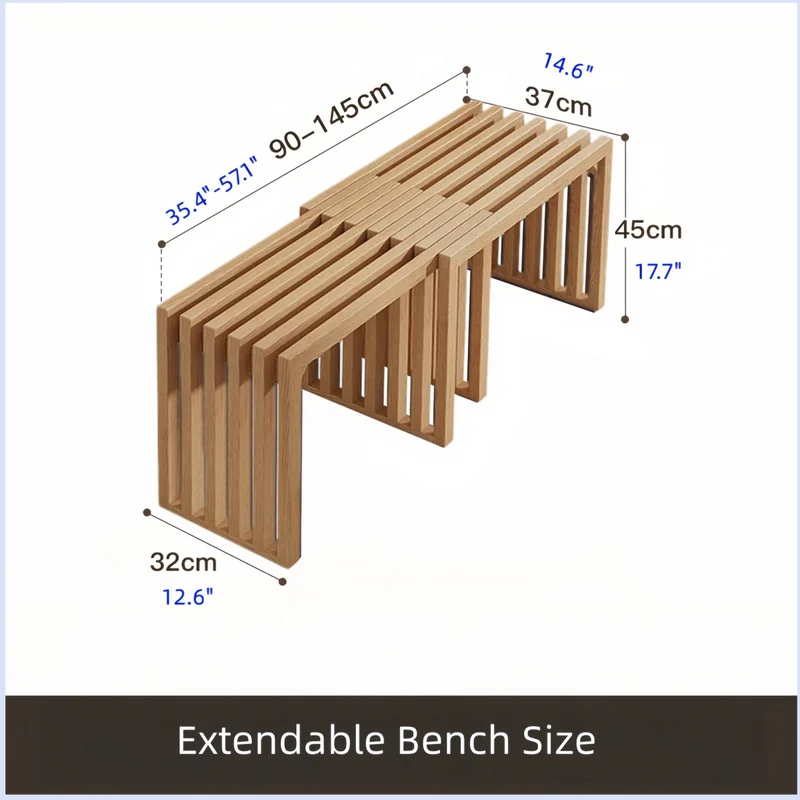Table de salle à manger ronde extensible en bois massif