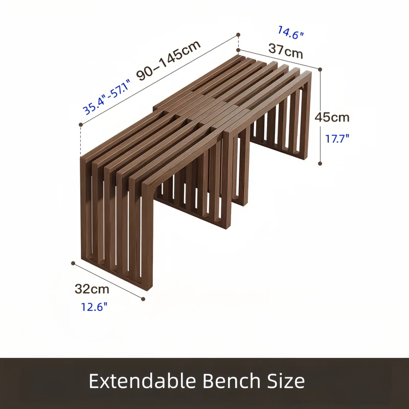 Table de salle à manger ronde extensible en bois massif