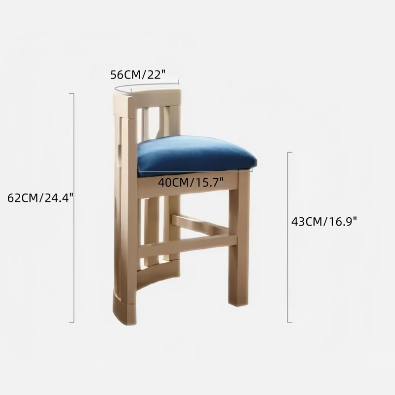 Ensemble table et 4 chaises gigognes rondes en bois massif, peu encombrantes