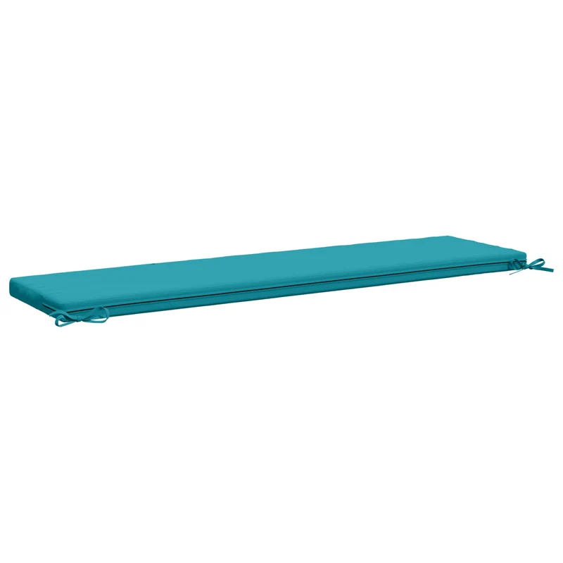 Bench Cushion SOEST 100% Polyester Turquoise 140 x 40 x 5 cm