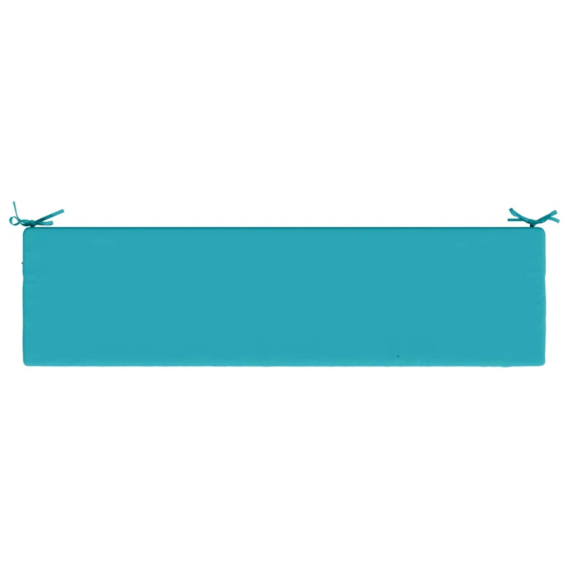 Bench Cushion SOEST 100% Polyester Turquoise 140 x 40 x 5 cm