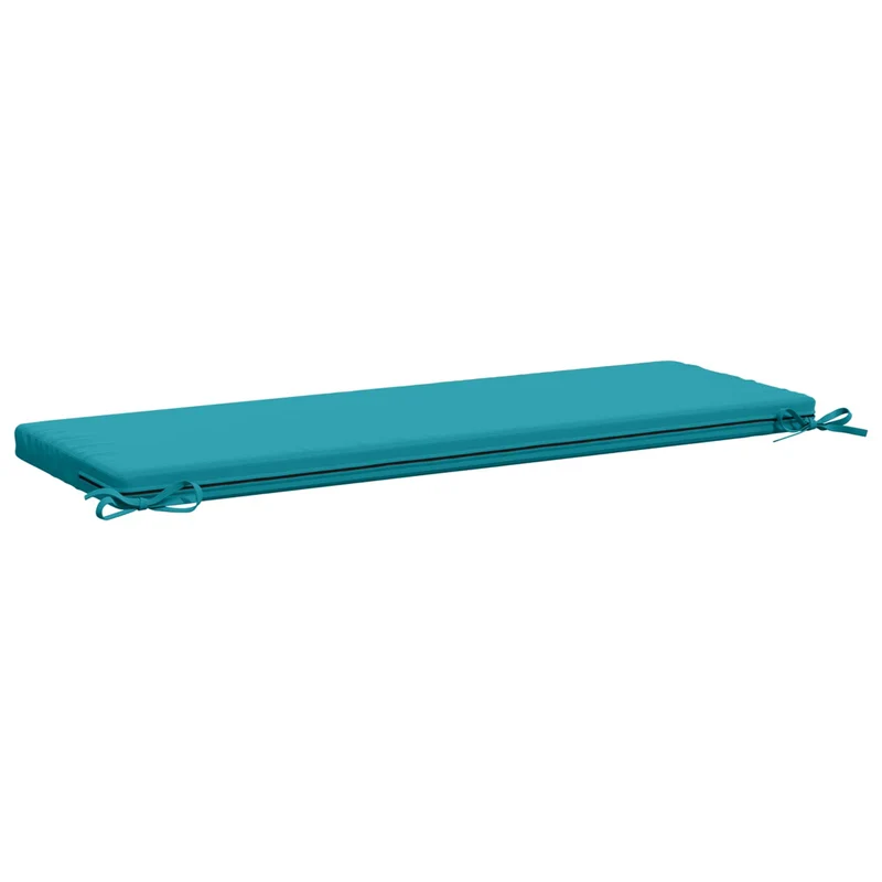 Bench Cushions SOEST 2 pcs 100% Polyester Turquoise