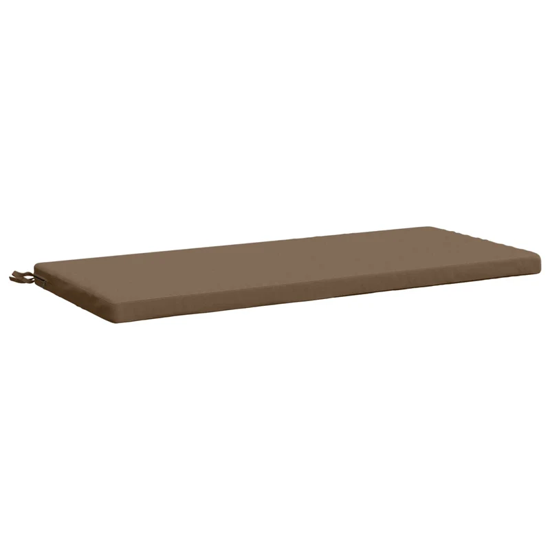 Bench Cushion SOEST 100% Polyester Taupe 110 x 50 x 5 cm
