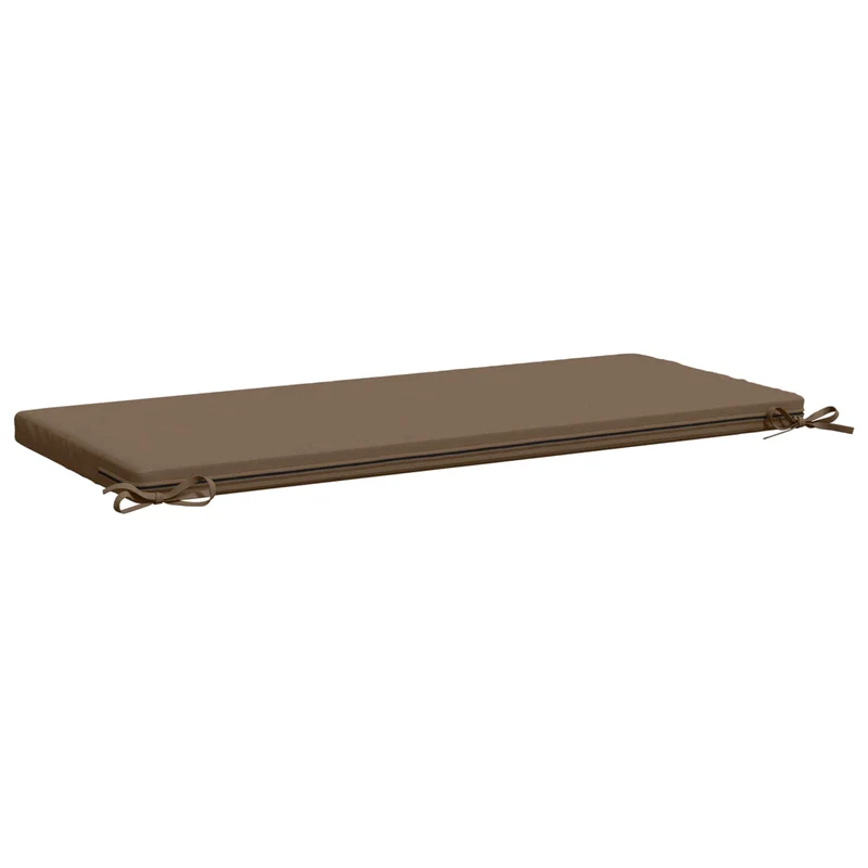 Bench Cushion SOEST 100% Polyester Taupe 110 x 50 x 5 cm
