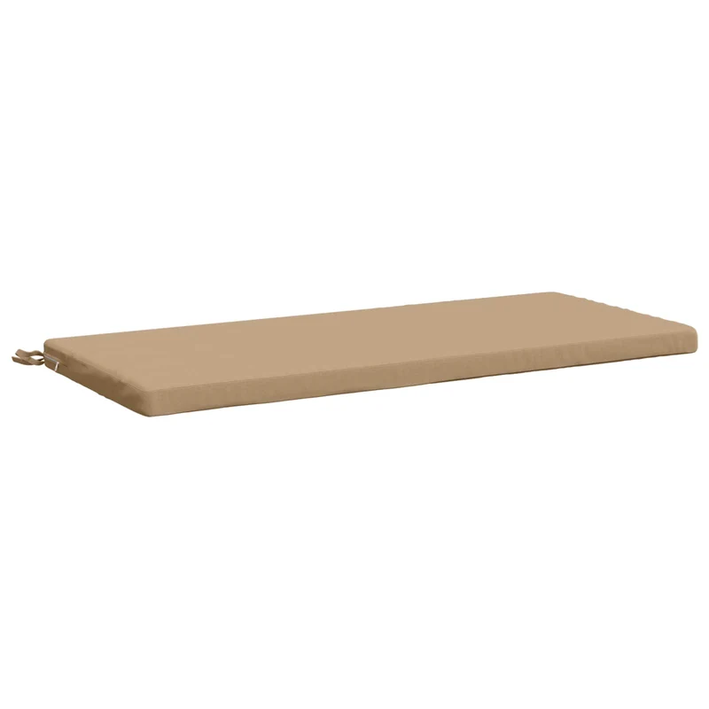 Bench Cushion SOEST 100% Polyester Sand 110 x 50 x 5 cm