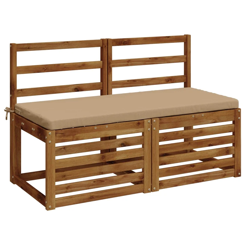 Bench Cushion SOEST 100% Polyester Sand 110 x 50 x 5 cm