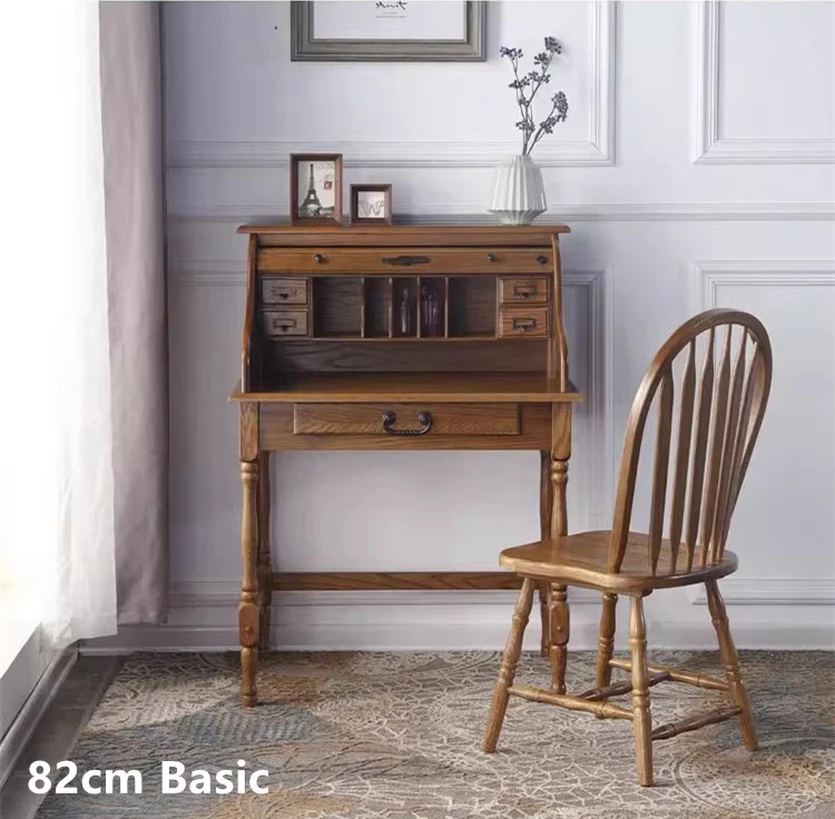 Bureau de vanité secrétaire à plateau roulant
